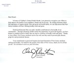 Letter of Commendation Children's Dental Health New Jersey Governor Chris Christie All in the Family Dental Care