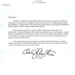 Letter of Commendation Children's Dental Health New Jersey Governor Chris Christie All in the Family Dental Care