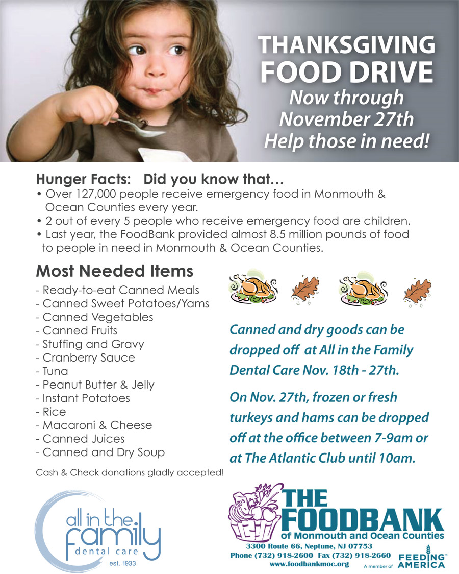 Campi Dental Thanksgiving Food Drive