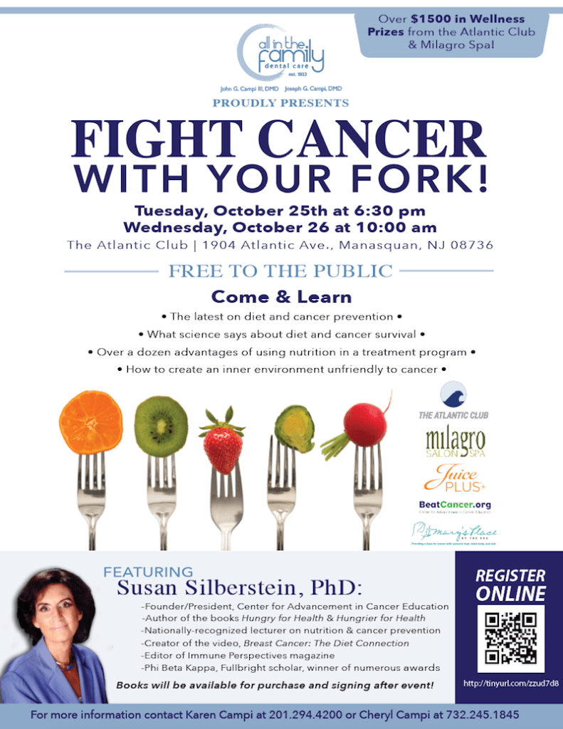 Fight Cancer with your Fork!