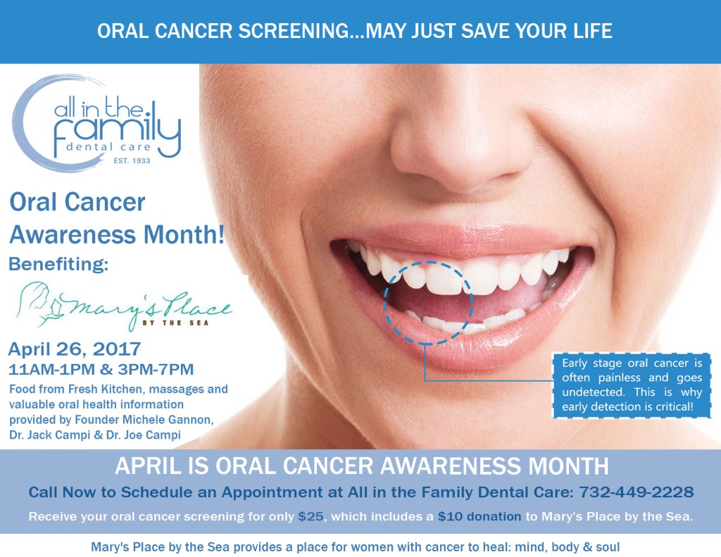 Oral Cancer Screening - All In the Family Dental Care