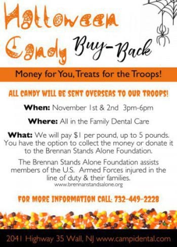 Halloween Candy Buy-Back Banner