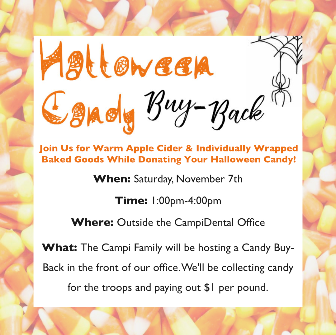 halloween candy buyback brochure