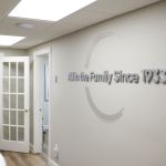 Campi Dental logo on the wall