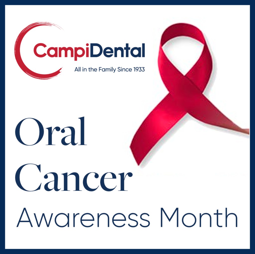 Oral Cancer awareness month Campidental logo