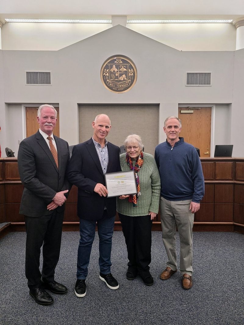Drs. Joe and Jack Campi, the mayor, and the Green team chairwoman