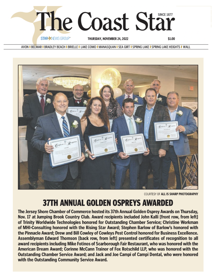 The Coast Star with an article about Campi Dental