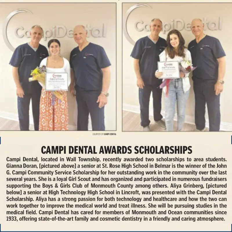 Campi Dental Award scholarship