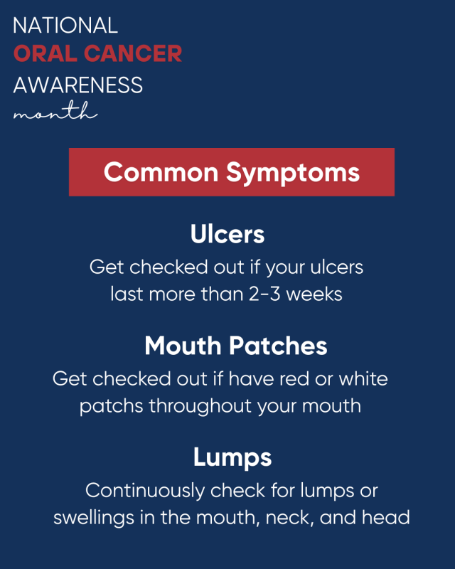 Oral Cancer Awareness banner